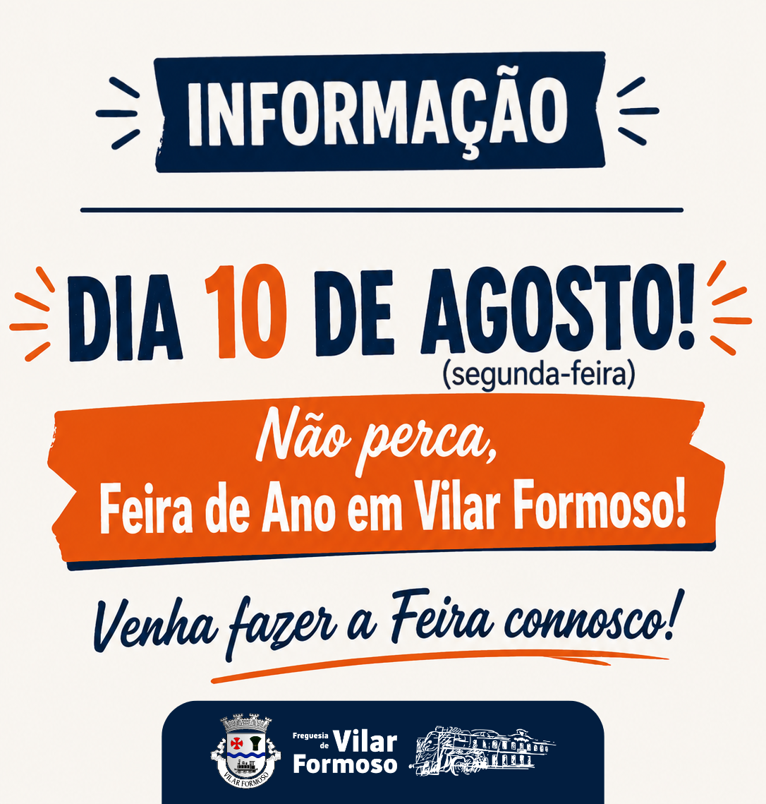 Informação - Feira Anual | 10 Agosto